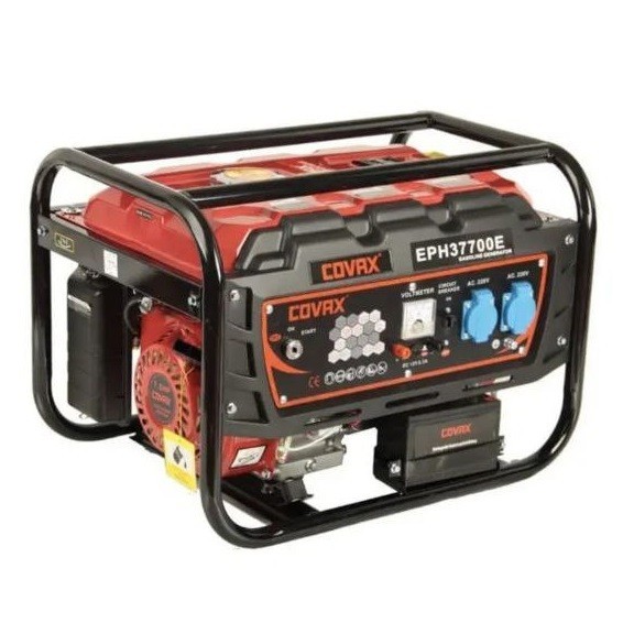 Генератор бензиновий COVAX 1 фаза (230В), 2.8кВт, (EPH37700E)